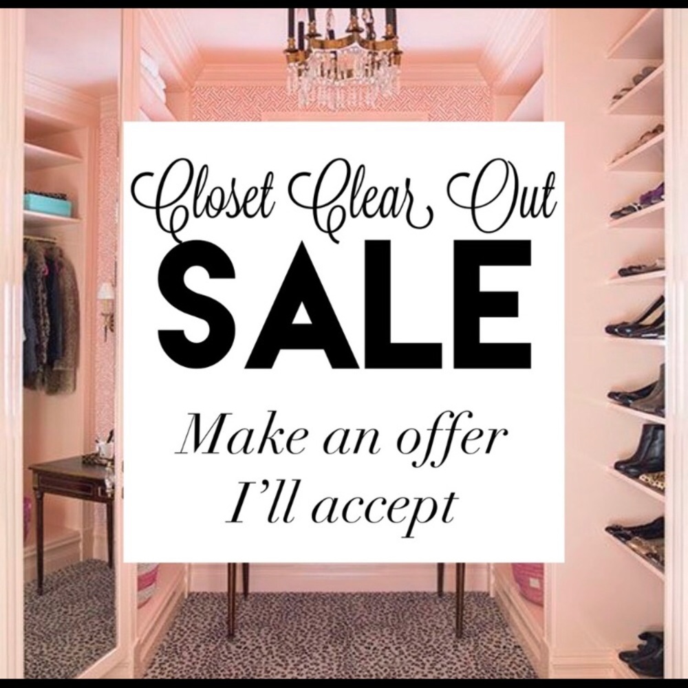 Everything must go! Make me an offer